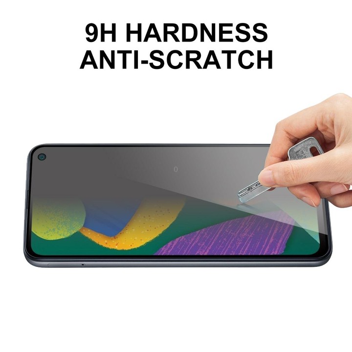 For Samsung Galaxy F52 5G / G62 / M62 ENKAY 28 Degree Anti-peeping Tempered Glass Full Film