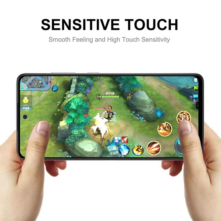 5 PCS For Samsung Galaxy A53 5G ENKAY 6D Full Glue Tempered Glass Full Film