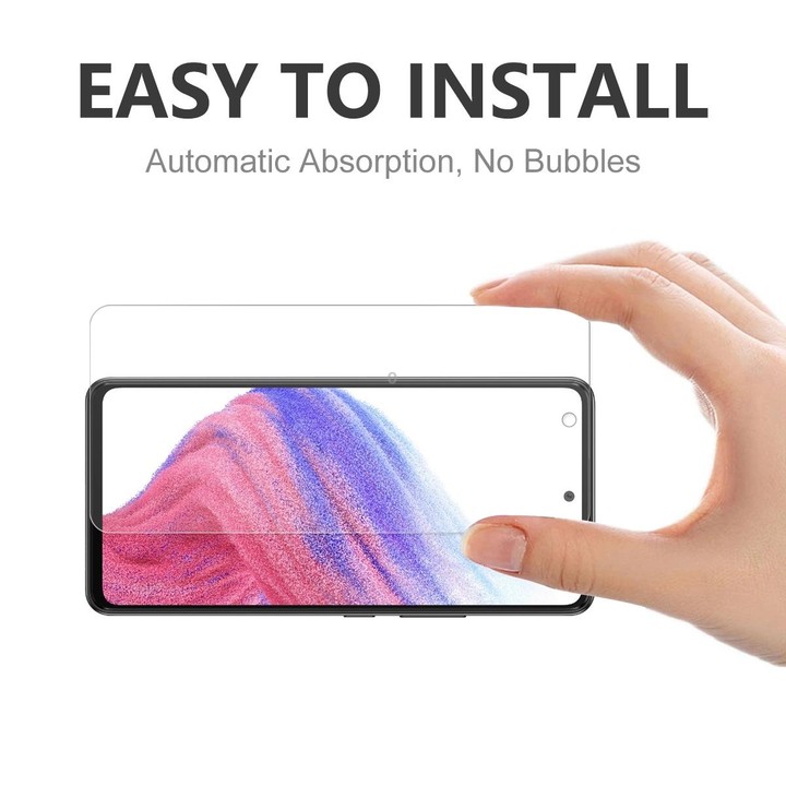 10 PCS For Samsung Galaxy A53 5G ENKAY 0.26mm 9H 2.5D Tempered Glass Film