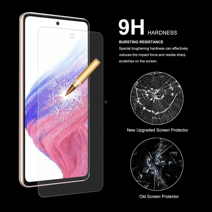 10 PCS For Samsung Galaxy A53 5G ENKAY 0.26mm 9H 2.5D Tempered Glass Film