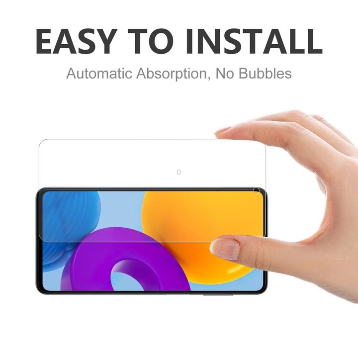2 PCS For Samsung Galaxy M52 5G ENKAY 0.26mm 9H 2.5D Tempered Glass Film