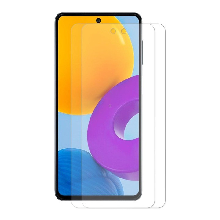 2 PCS For Samsung Galaxy M52 5G ENKAY 0.26mm 9H 2.5D Tempered Glass Film