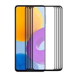 5 PCS For Samsung Galaxy M52 5G ENKAY Full Glue 0.26mm 9H 2.5D Tempered Glass Full Film
