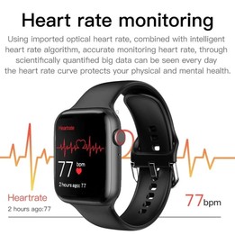 T500 Plus 1.54 inch Color Screen Smart Watch,Support Heart Rate Monitoring/Blood Pressure Monitoring(Pink)