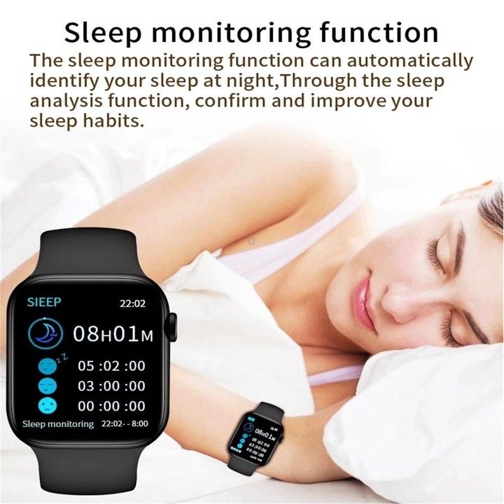 T500 Plus 1.54 inch Color Screen Smart Watch,Support Heart Rate Monitoring/Blood Pressure Monitoring(Pink)