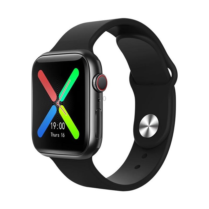 T500 Plus 1.44 inch Color Screen Smart Watch,Support Heart Rate Monitoring/Blood Pressure Monitoring(Black)