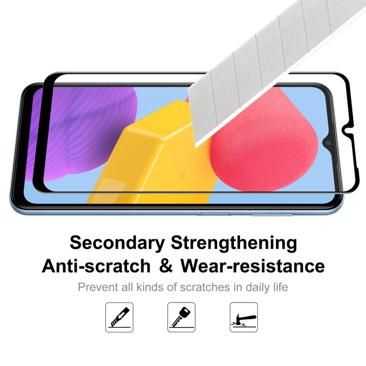For Samsung Galaxy M13 4G / F13 4G ENKAY Hat-Prince 6D Full Glue Tempered Glass Full Film