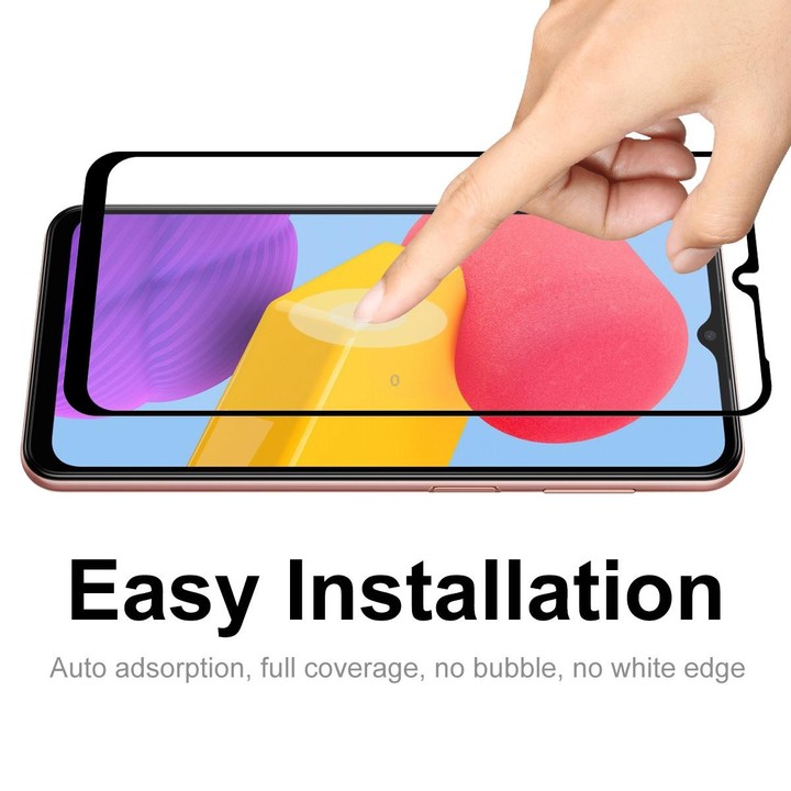 2 PCS For Samsung Galaxy M13 4G / F13 4G ENKAY Hat-Prince Full Glue 0.26mm 9H 2.5D Tempered Glass Full Film