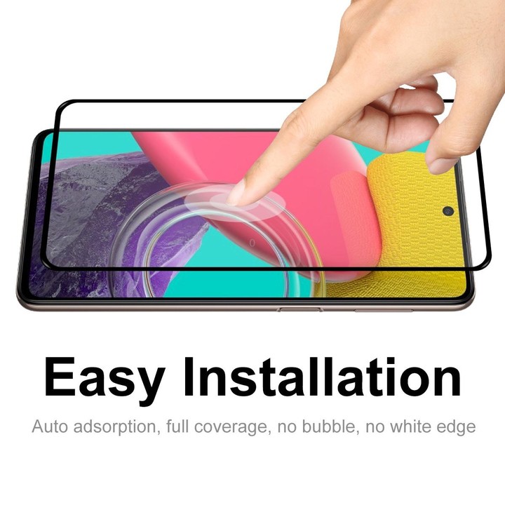 10 PCS For Samsung Galaxy M53 4G ENKAY Hat-Prince Full Glue 0.26mm 9H 2.5D Tempered Glass Full Film