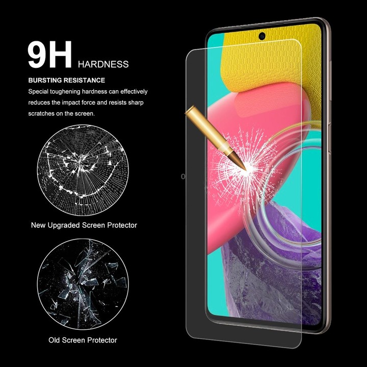 For Samsung Galaxy M53 ENKAY 0.26mm 9H 2.5D Curved Edge Tempered Glass Screen Film