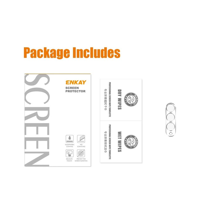 For Samsung Galaxy Z Fold4 5G / W23 ENKAY Hat-Prince 9H Rear Lens Tempered Glass Film(Transparent)