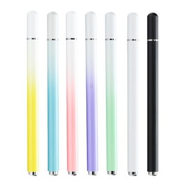 AT-28 Macarone Color Passive Capacitive Pen Mobile Phone Touch Screen Stylus with 2 Pen Head(Blue)