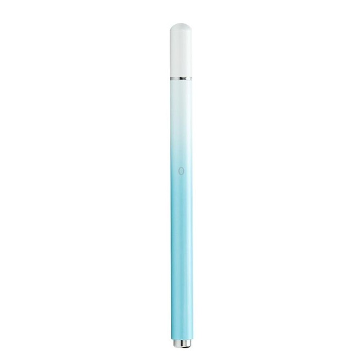 AT-28 Macarone Color Passive Capacitive Pen Mobile Phone Touch Screen Stylus with 2 Pen Head(Blue)