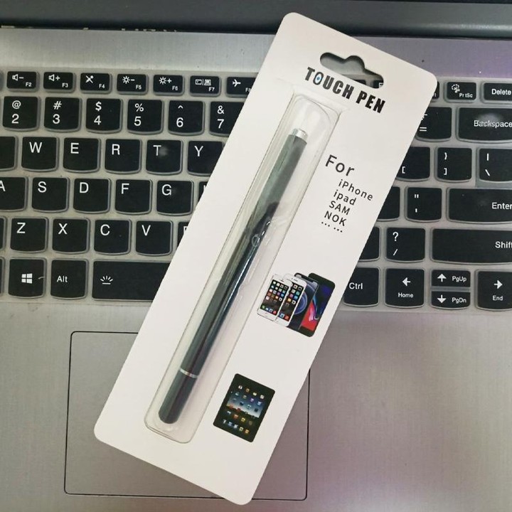 AT-28 Macarone Color Passive Capacitive Pen Mobile Phone Touch Screen Stylus with 2 Pen Head(Yellow)