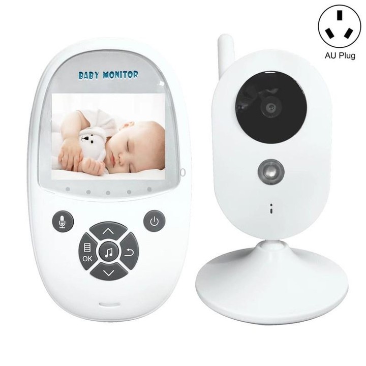 ZR302 2.4GHz Digital Video Smart Baby Monitor Night Vision Camera, Music Player, Two Way Intercom Function(AU Plug)