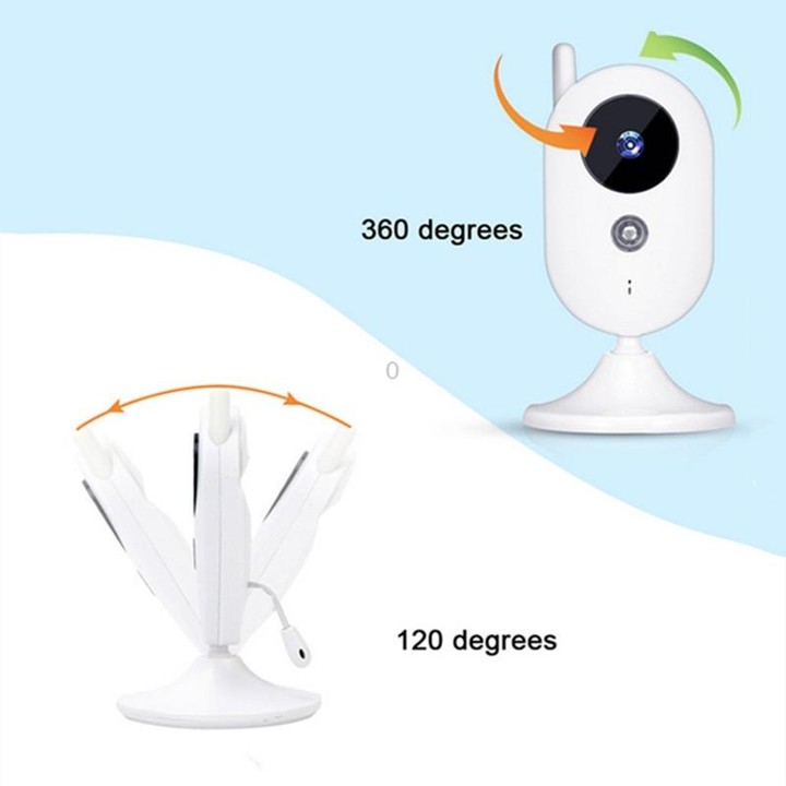 ZR302 2.4GHz Digital Video Smart Baby Monitor Night Vision Camera, Music Player, Two Way Intercom Function(AU Plug)