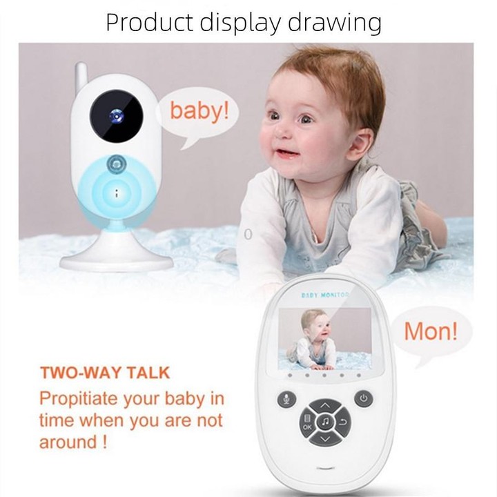 ZR302 2.4GHz Digital Video Smart Baby Monitor Night Vision Camera, Music Player, Two Way Intercom Function(AU Plug)
