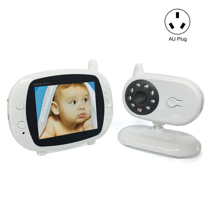 BM850 3.5 inch Wireless Video Color Baby Monitor Night Vision Temperature Monitor(AU Plug)