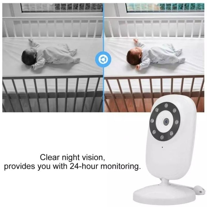 835P 3.5 inch Video Wireless Baby Monitor IR Night Vision Voice Security Camera(AU Plug)