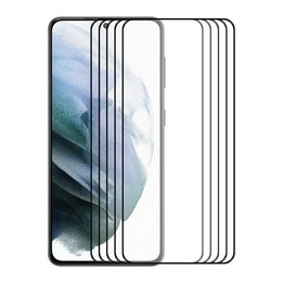 For Samsung Galaxy S23+ 5G 5pcs ENKAY Full Glue 0.2mm Tempered Glass Full Film, Support Fingerprint Unlock