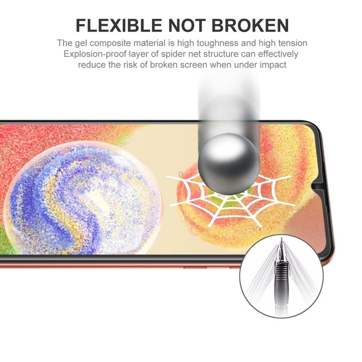 For Samsung Galaxy A04 / A04s 10pcs ENKAY Hat-Prince Full Glue Explosion-proof Soft Hydrogel Film