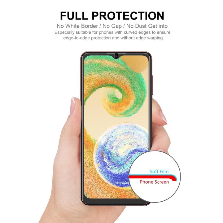 For Samsung Galaxy A04 / A04s 10pcs ENKAY Hat-Prince Full Glue Explosion-proof Soft Hydrogel Film