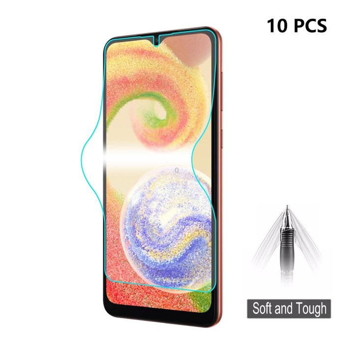 For Samsung Galaxy A04 / A04s 10pcs ENKAY Hat-Prince Full Glue Explosion-proof Soft Hydrogel Film