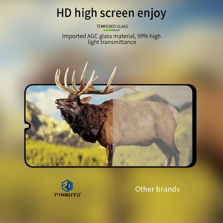 For Samsung Galaxy A14 5G PINWUYO 9H 2.5D Full Screen Tempered Glass Film(Black)