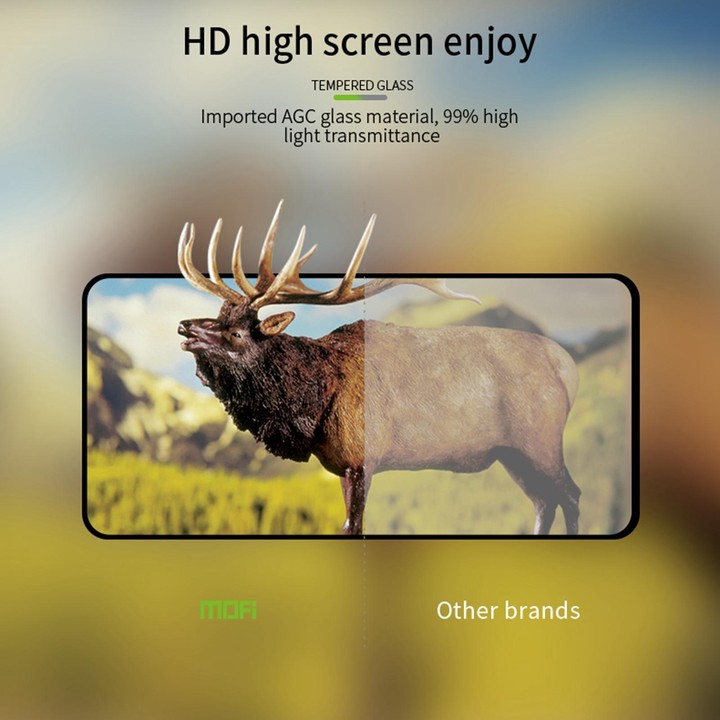 For Samsung Galaxy A54 5G MOFI 9H 2.5D Full Screen Tempered Glass Film(Black)
