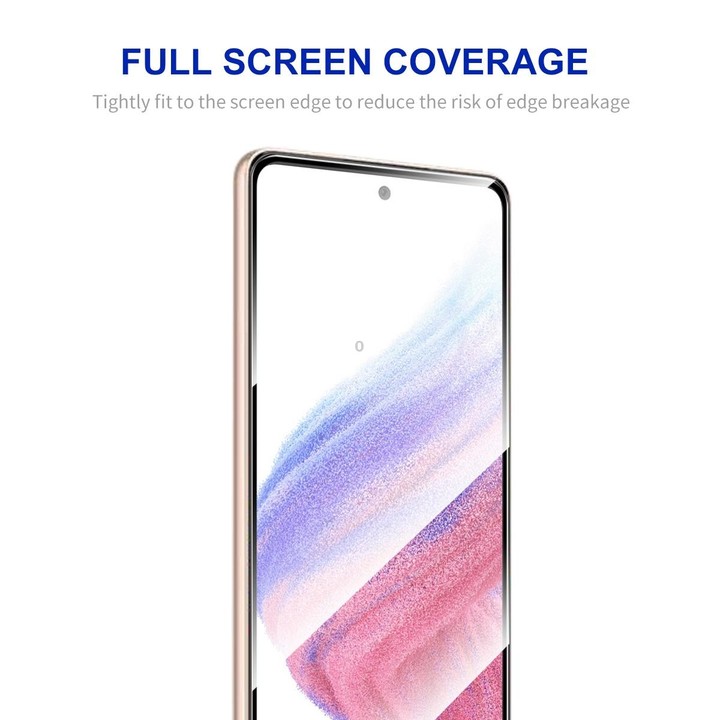For Samsung Galaxy A54 5G 5pcs ENKAY Hat-Prince Full Glue 0.26mm 9H 2.5D Tempered Glass Full Film