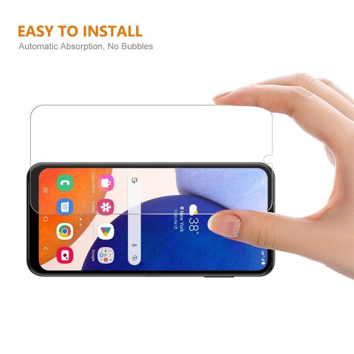 For Samsung Galaxy A14 5G 5pcs ENKAY Hat-Prince 0.26mm 9H 2.5D Tempered Glass Film