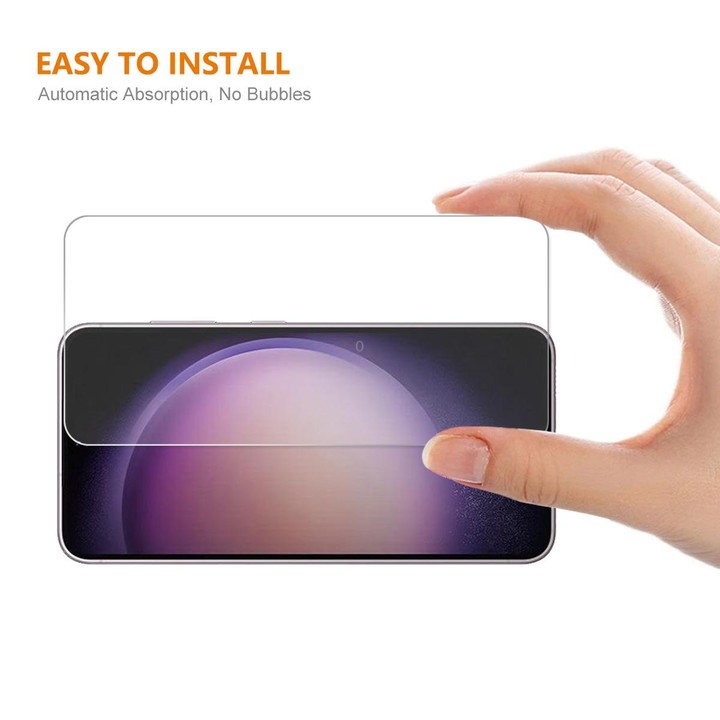 2pcs For Samsung Galaxy S23+ 5G ENKAY Hat-Prince 0.18mm Ultra-thin 9H Tempered Glass Film, Support Ultrasonic Fingerprint Uncloc