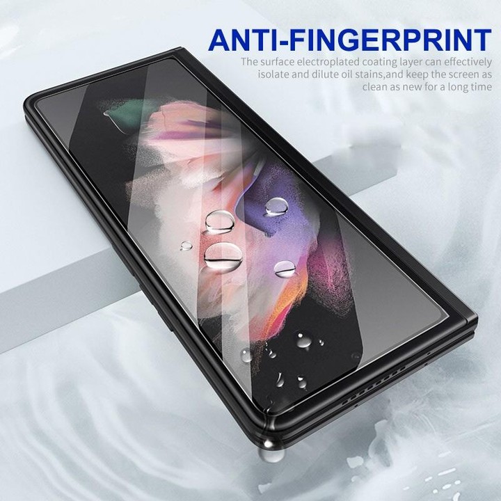 5pcs For Samsung Galaxy Z Fold4 5G ENKAY Hat-Prince Full Glue 0.26mm 9H 2.5D Tempered Glass Full Film