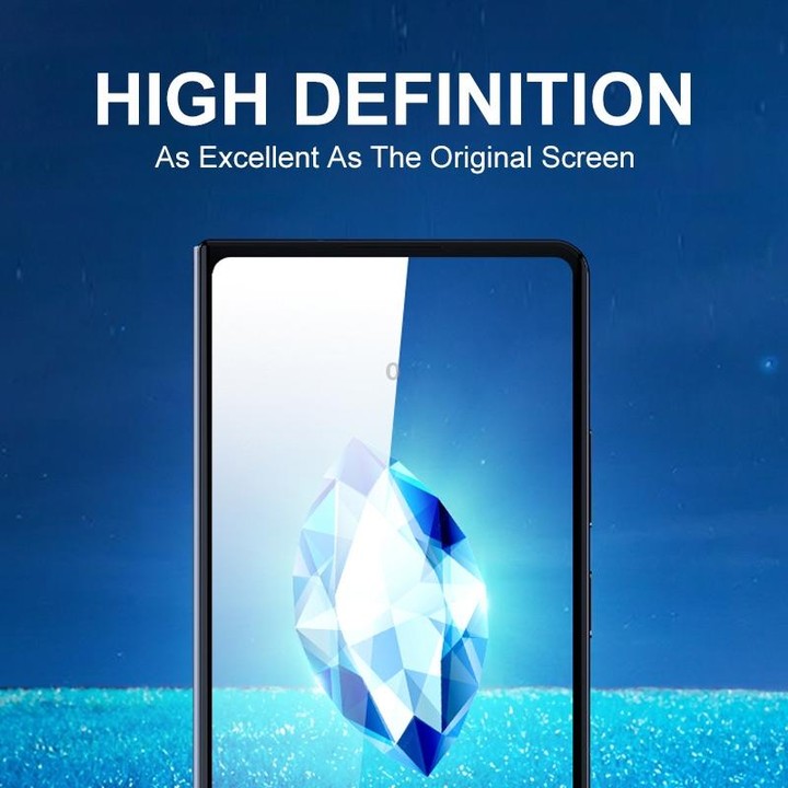 5pcs For Samsung Galaxy Z Fold4 5G ENKAY Hat-Prince Full Glue 0.26mm 9H 2.5D Tempered Glass Full Film