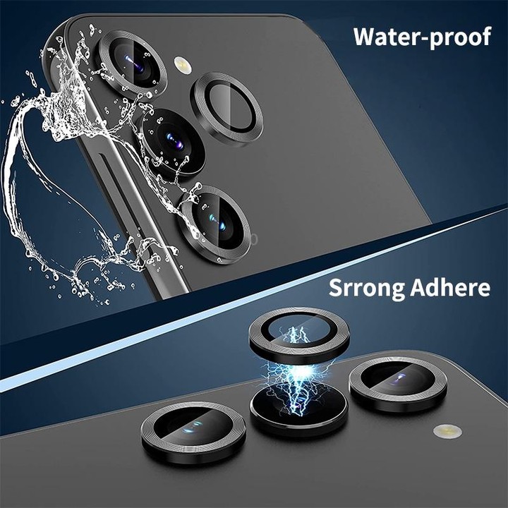 For Samsung Galaxy S23 5G / S23+ 5G ENKAY Hat-Prince 9H Rear Camera Lens Aluminium Alloy + Tempered Glass Full Coverage Protecto