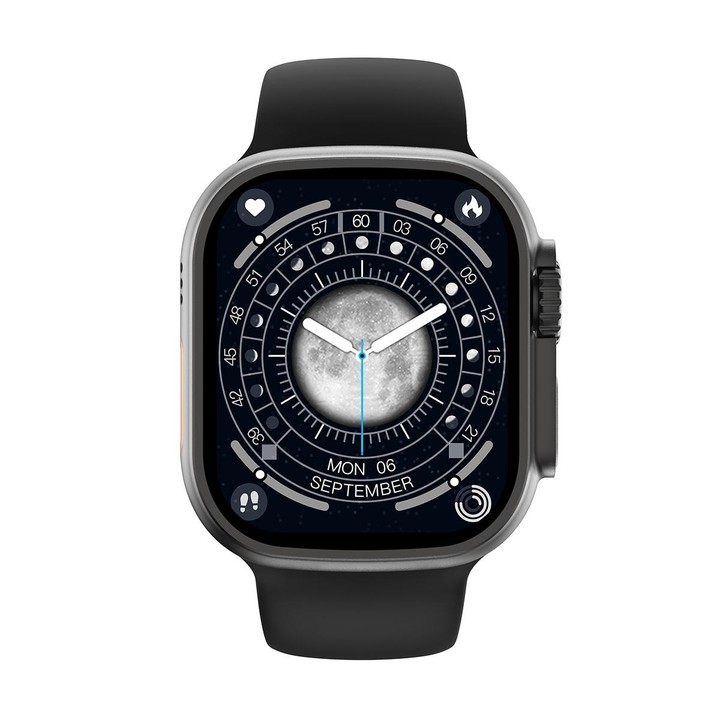 Ultra9 2.1 inch Color Screen Smart Watch,Support Heart Rate Monitoring / Blood Pressure Monitoring(Black)