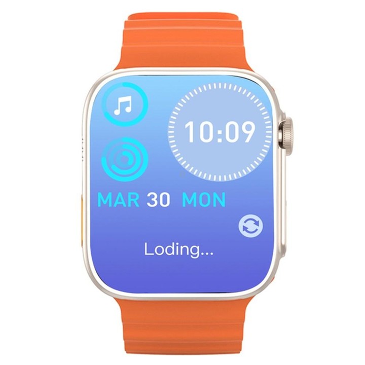 W800 Ultra 2.02 inch Color Screen Smart Watch,Support Heart Rate Monitoring / Blood Pressure Monitoring(Orange)