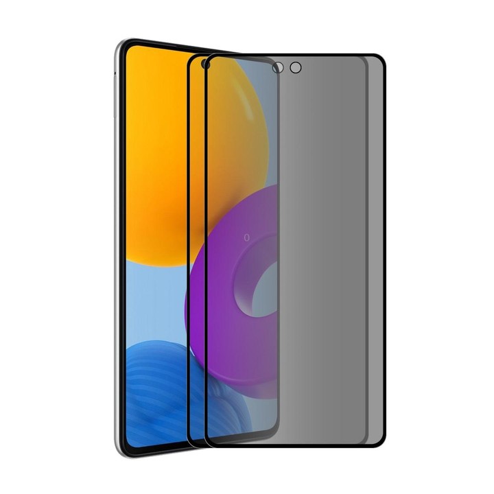 For Samsung Galaxy A34 5G / M34 / F34 2pcs ENKAY 28 Degree Anti-peeping Tempered Glass Full Screen Film