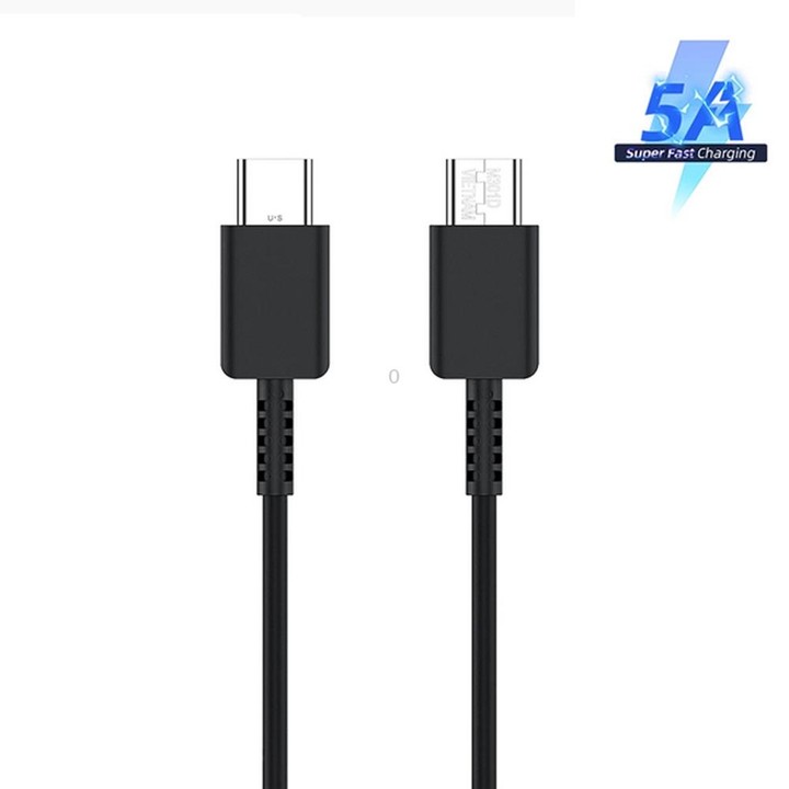 M135 45W USB-C / Type-C Port Fast Charger with 5A Type-C to Type-C Cable, UK Plug(White)