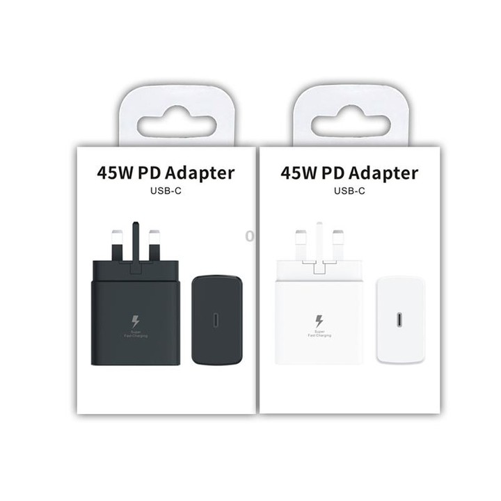 M135 45W USB-C / Type-C Port Fast Charger, UK Plug(White)