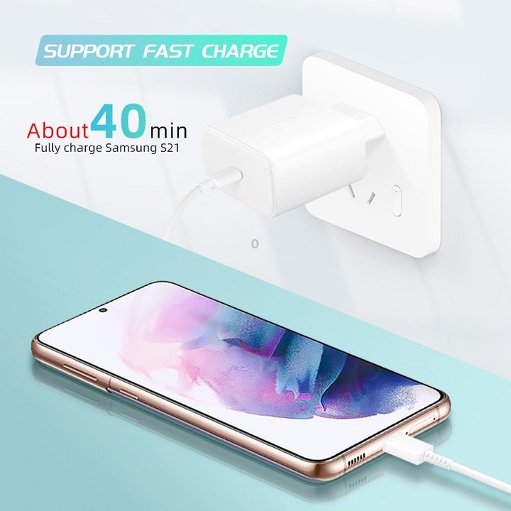 M135 45W USB-C / Type-C Port Fast Charger, UK Plug(White)