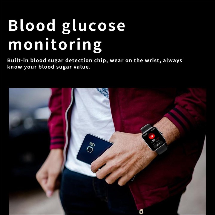 F57L 1.91 inch Color Screen Smart Watch,Support Heart Rate Monitoring / Blood Pressure Monitoring(Black)