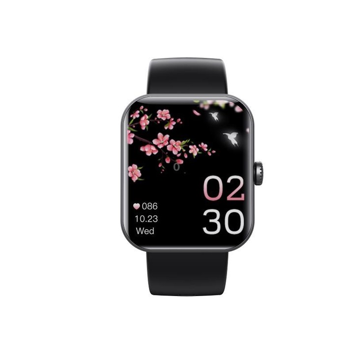 F57L 1.91 inch Color Screen Smart Watch,Support Heart Rate Monitoring / Blood Pressure Monitoring(Black)