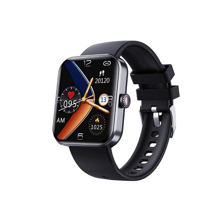 F57L 1.91 inch Color Screen Smart Watch,Support Heart Rate Monitoring / Blood Pressure Monitoring(Black)