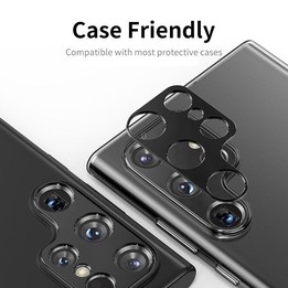 For Samsung Galaxy S23 5G / S23+ 5G ENKAY Hat-Prince Aluminium Alloy Camera Lens Protector Full Cover(Dark Green)