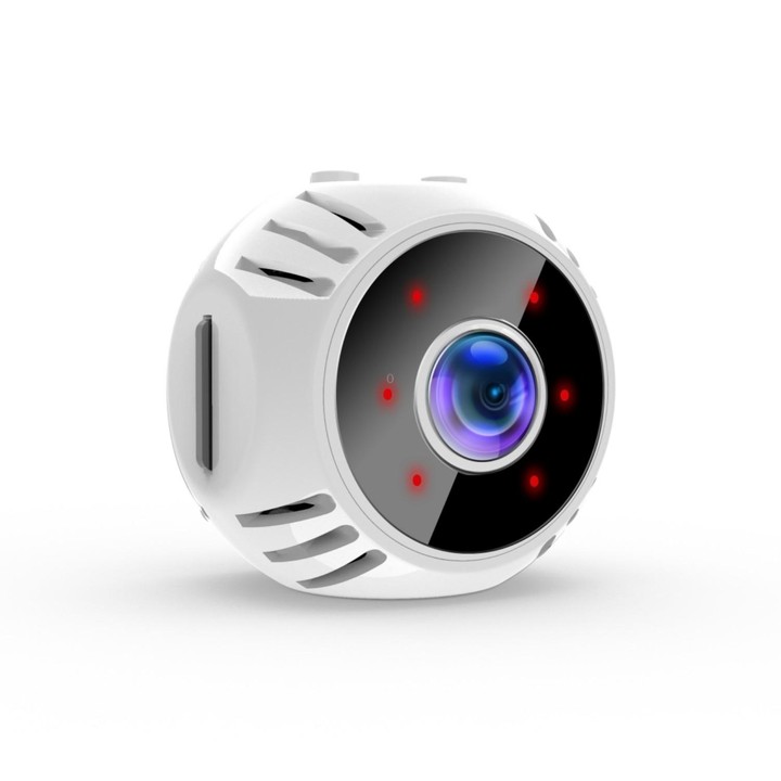 W8 Mini Camera HD 1080P Night Vision Battery Video Surveillance Wifi Smart Home Camera(White)