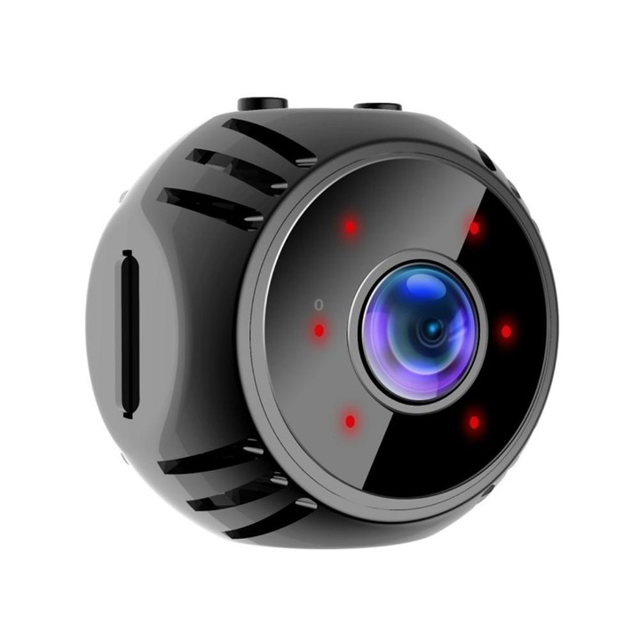 W8 Mini Camera HD 1080P Night Vision Battery Video Surveillance Wifi Smart Home Camera(Black)