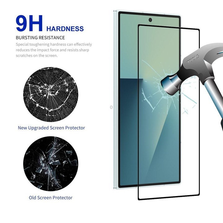 For Galaxy Z Fold7 5G Outer Screen 5pcs ENKAY Hat-Prince Full Glue High Aluminum-silicon Tempered Glass Film