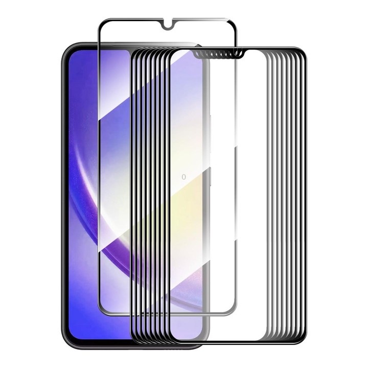 For Galaxy A25 10pcs ENKAY Hat-Prince Full Glue High Aluminum-silicon Tempered Glass Film