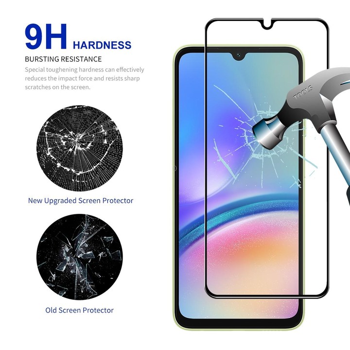 For Galaxy A05s 10pcs ENKAY Hat-Prince Full Glue High Aluminum-silicon Tempered Glass Film